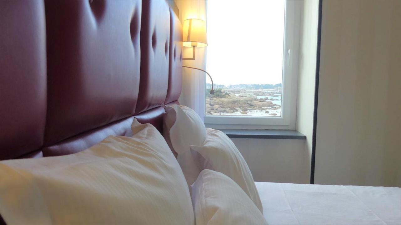 Logis Hotel Saint Guirec Et De La Plage Perros-Guirec Ngoại thất bức ảnh