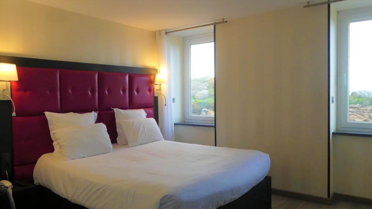 Logis Hotel Saint Guirec Et De La Plage Perros-Guirec Ngoại thất bức ảnh
