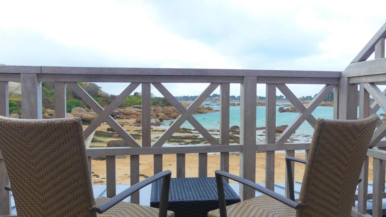 Logis Hotel Saint Guirec Et De La Plage Perros-Guirec Ngoại thất bức ảnh