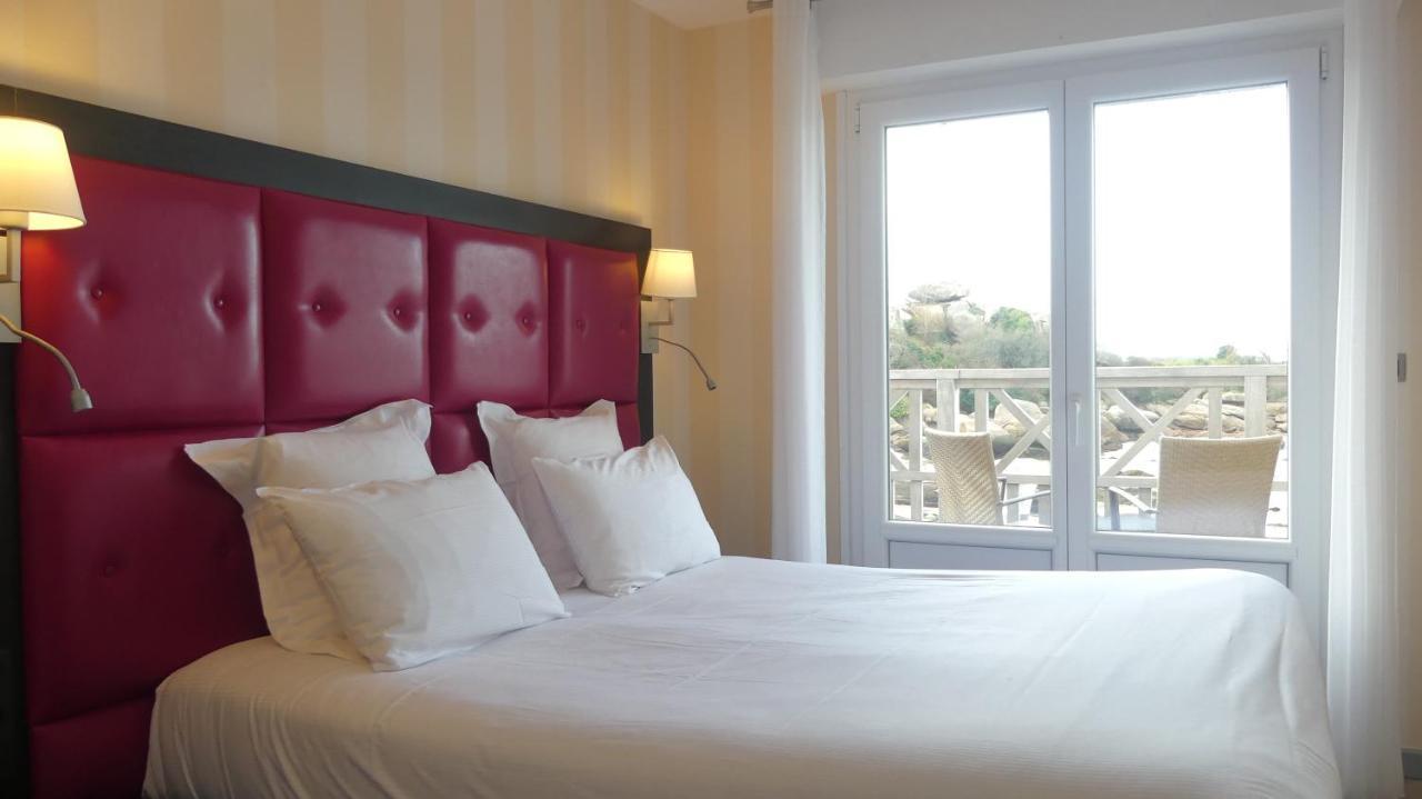 Logis Hotel Saint Guirec Et De La Plage Perros-Guirec Ngoại thất bức ảnh