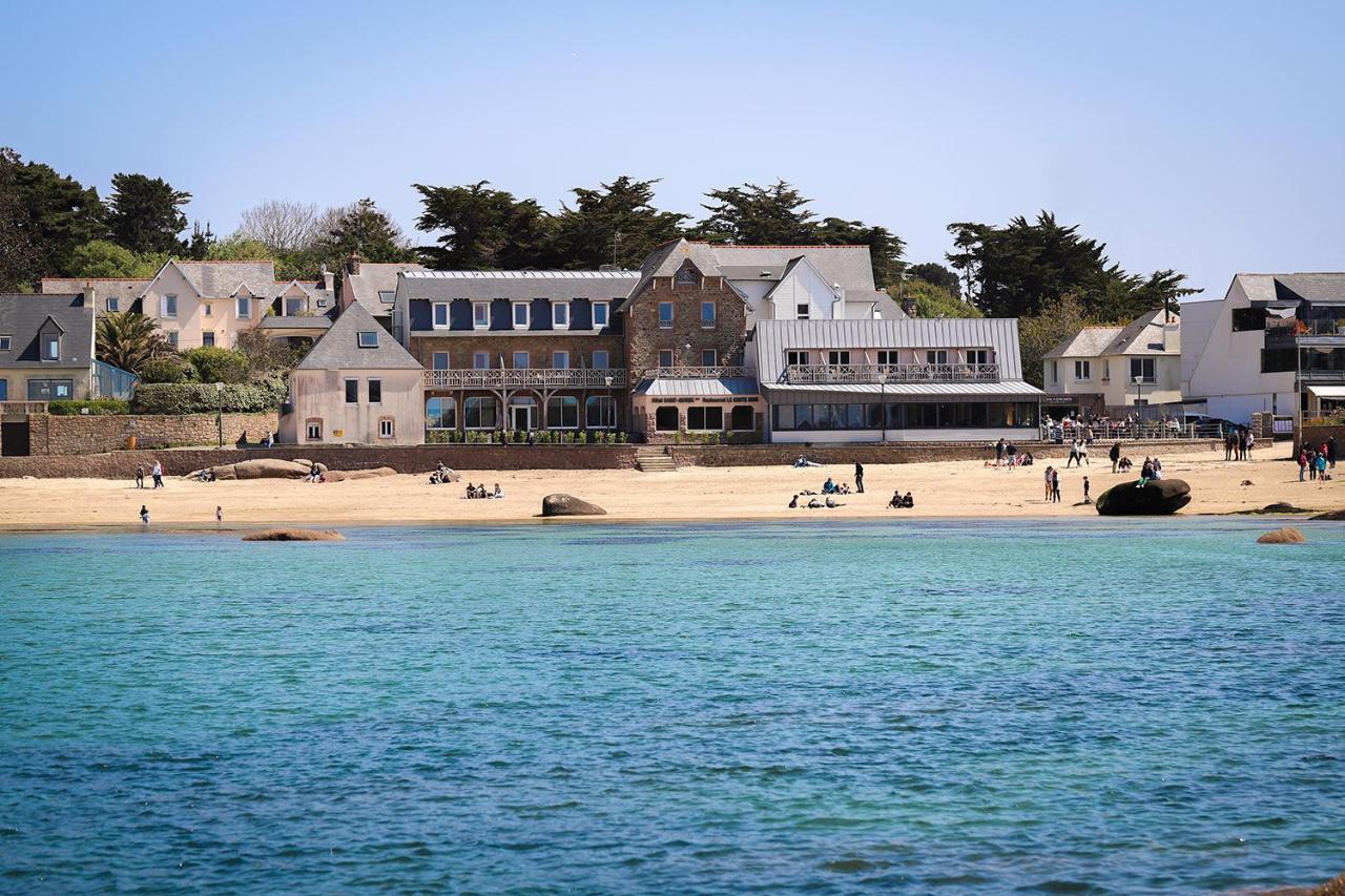 Logis Hotel Saint Guirec Et De La Plage Perros-Guirec Ngoại thất bức ảnh