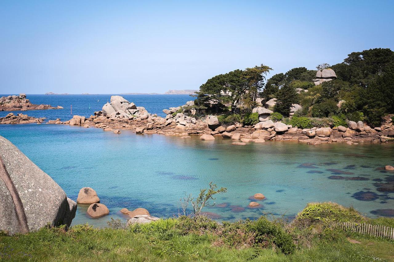 Logis Hotel Saint Guirec Et De La Plage Perros-Guirec Ngoại thất bức ảnh