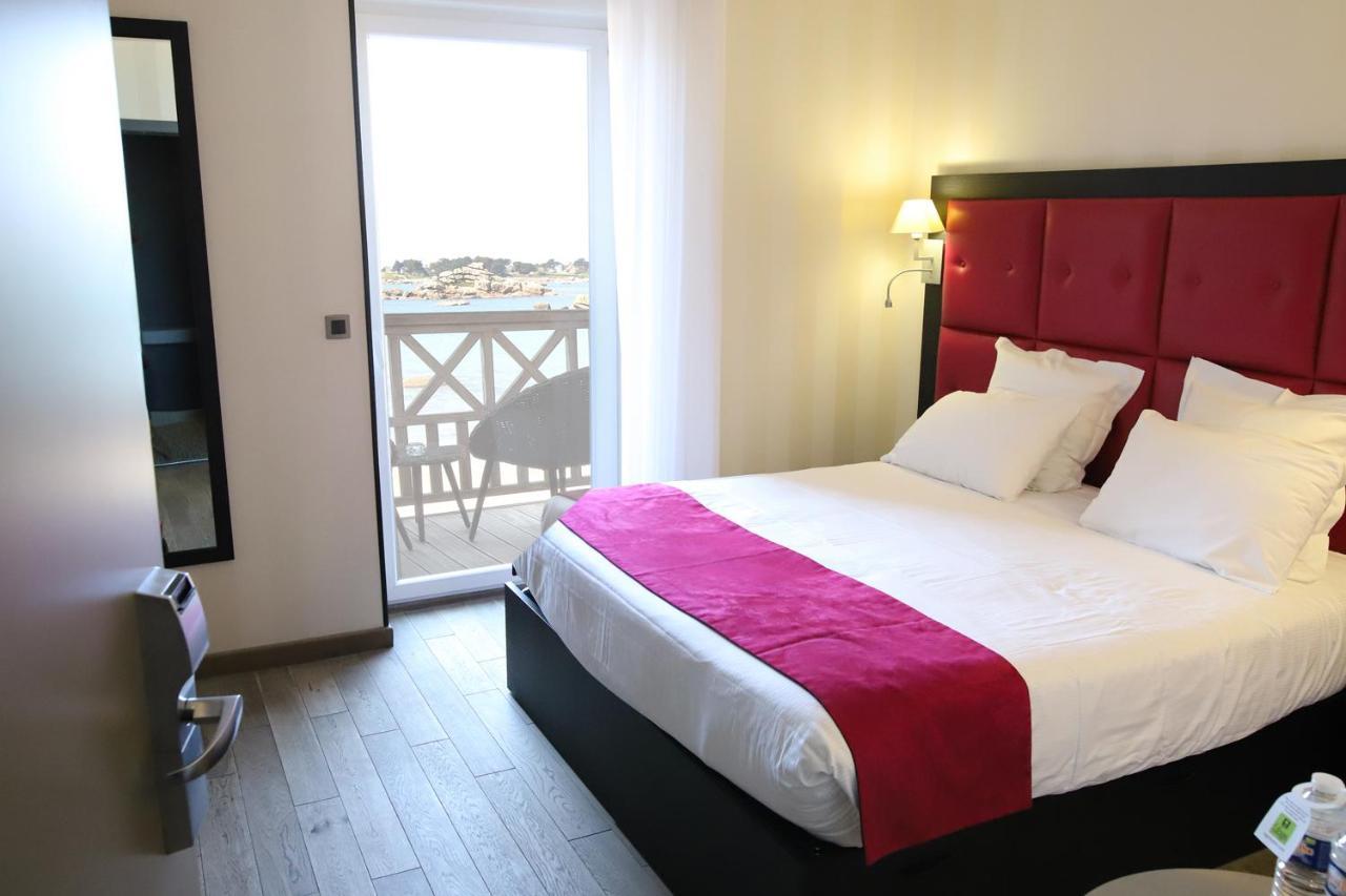 Logis Hotel Saint Guirec Et De La Plage Perros-Guirec Ngoại thất bức ảnh