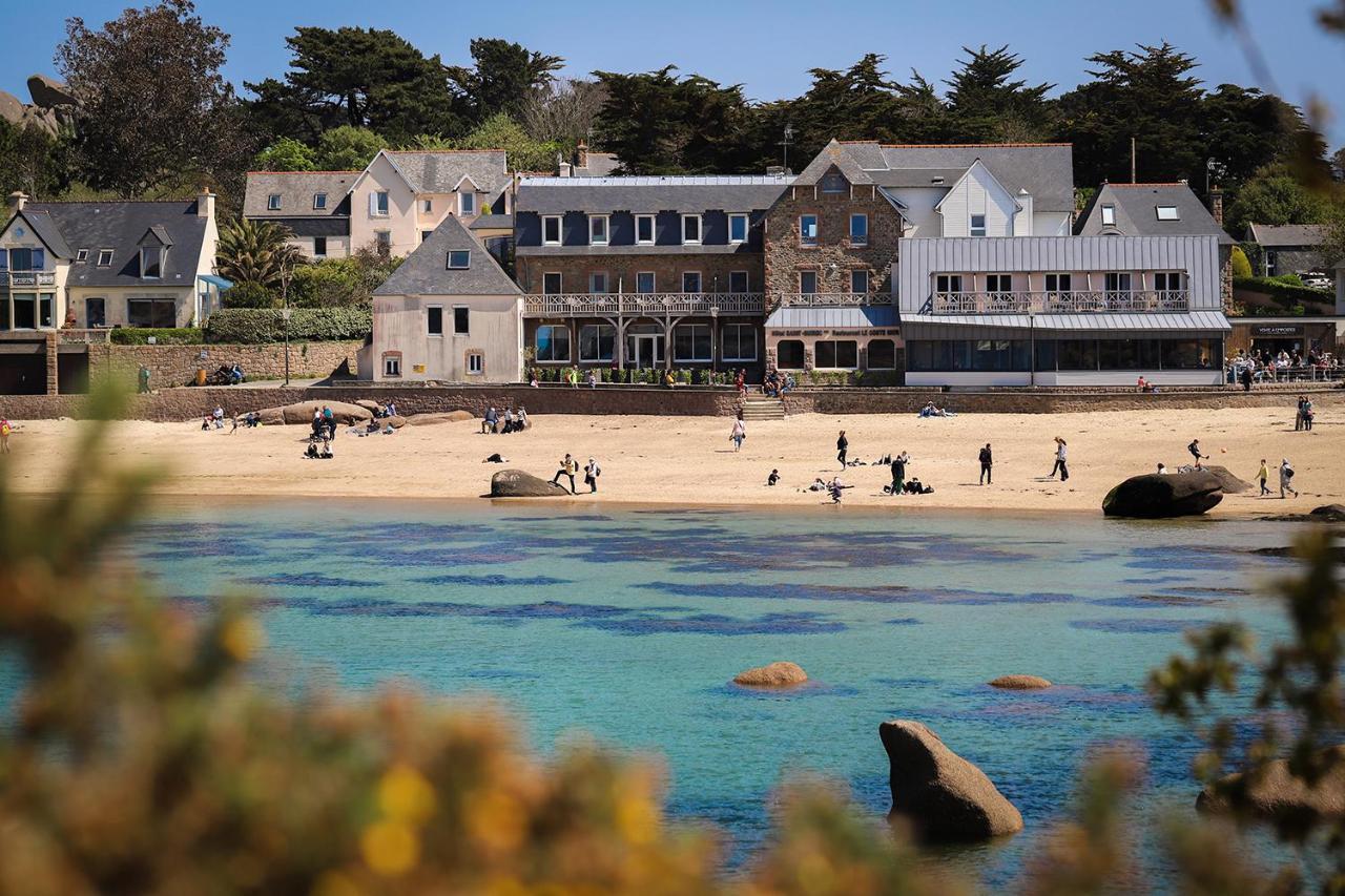 Logis Hotel Saint Guirec Et De La Plage Perros-Guirec Ngoại thất bức ảnh