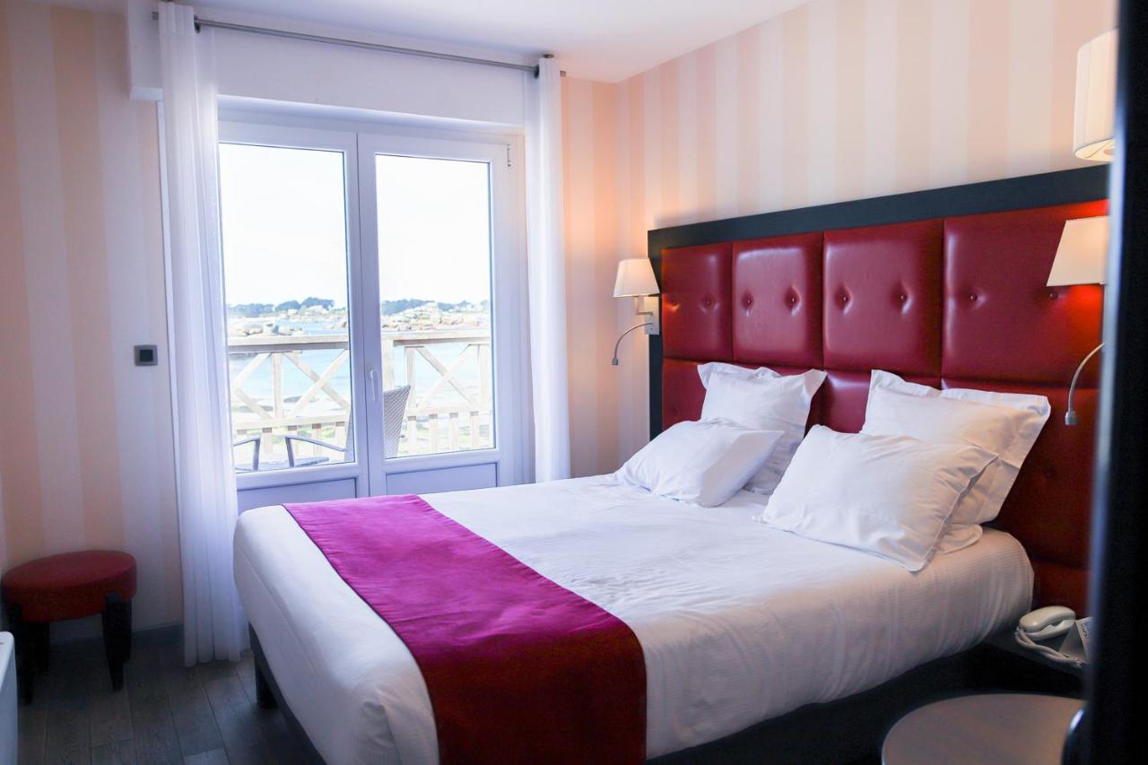 Logis Hotel Saint Guirec Et De La Plage Perros-Guirec Ngoại thất bức ảnh