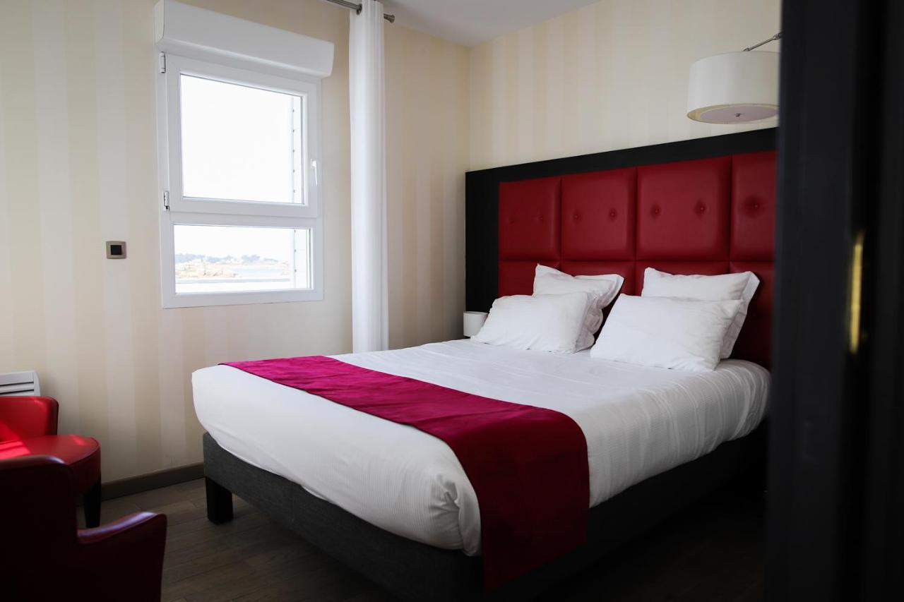 Logis Hotel Saint Guirec Et De La Plage Perros-Guirec Ngoại thất bức ảnh