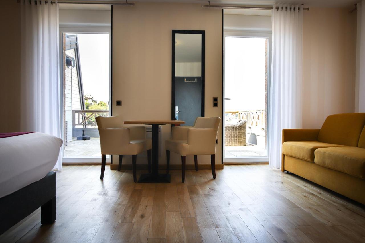 Logis Hotel Saint Guirec Et De La Plage Perros-Guirec Ngoại thất bức ảnh