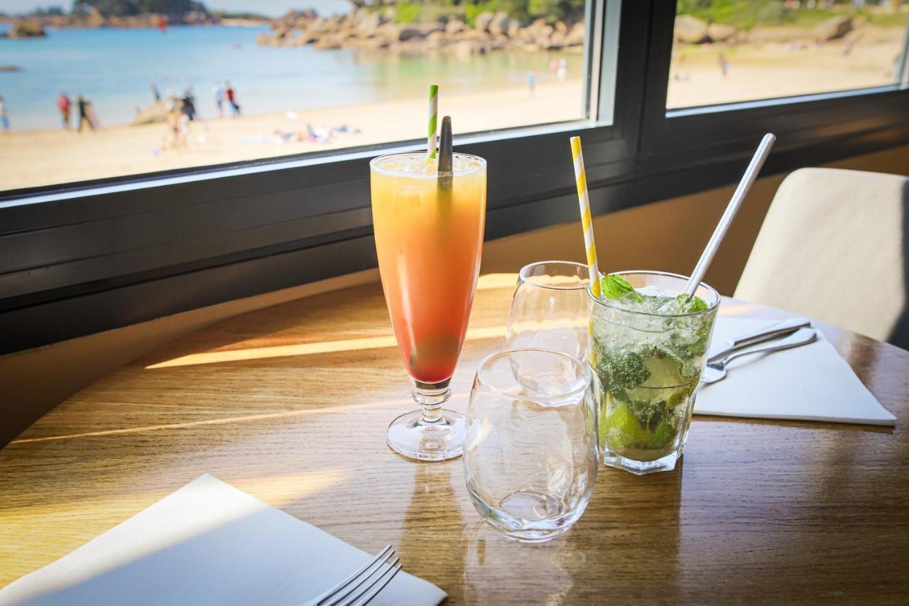 Logis Hotel Saint Guirec Et De La Plage Perros-Guirec Ngoại thất bức ảnh