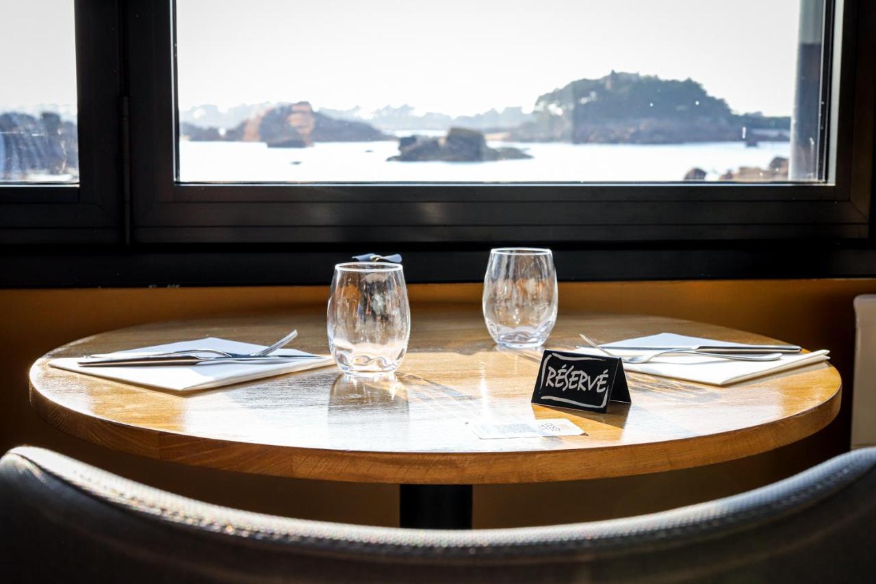 Logis Hotel Saint Guirec Et De La Plage Perros-Guirec Ngoại thất bức ảnh