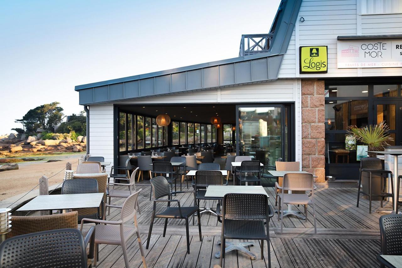Logis Hotel Saint Guirec Et De La Plage Perros-Guirec Ngoại thất bức ảnh