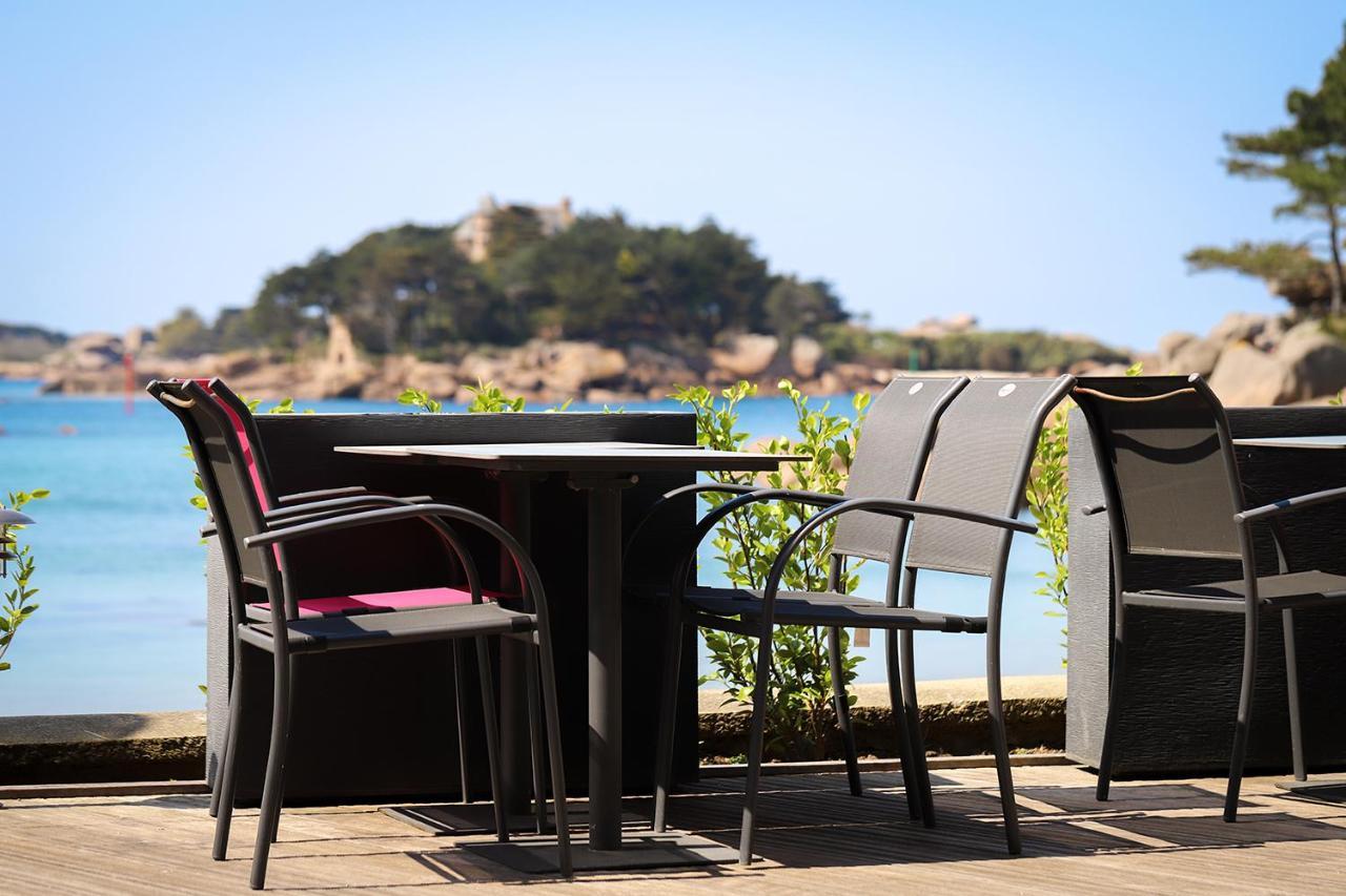 Logis Hotel Saint Guirec Et De La Plage Perros-Guirec Ngoại thất bức ảnh