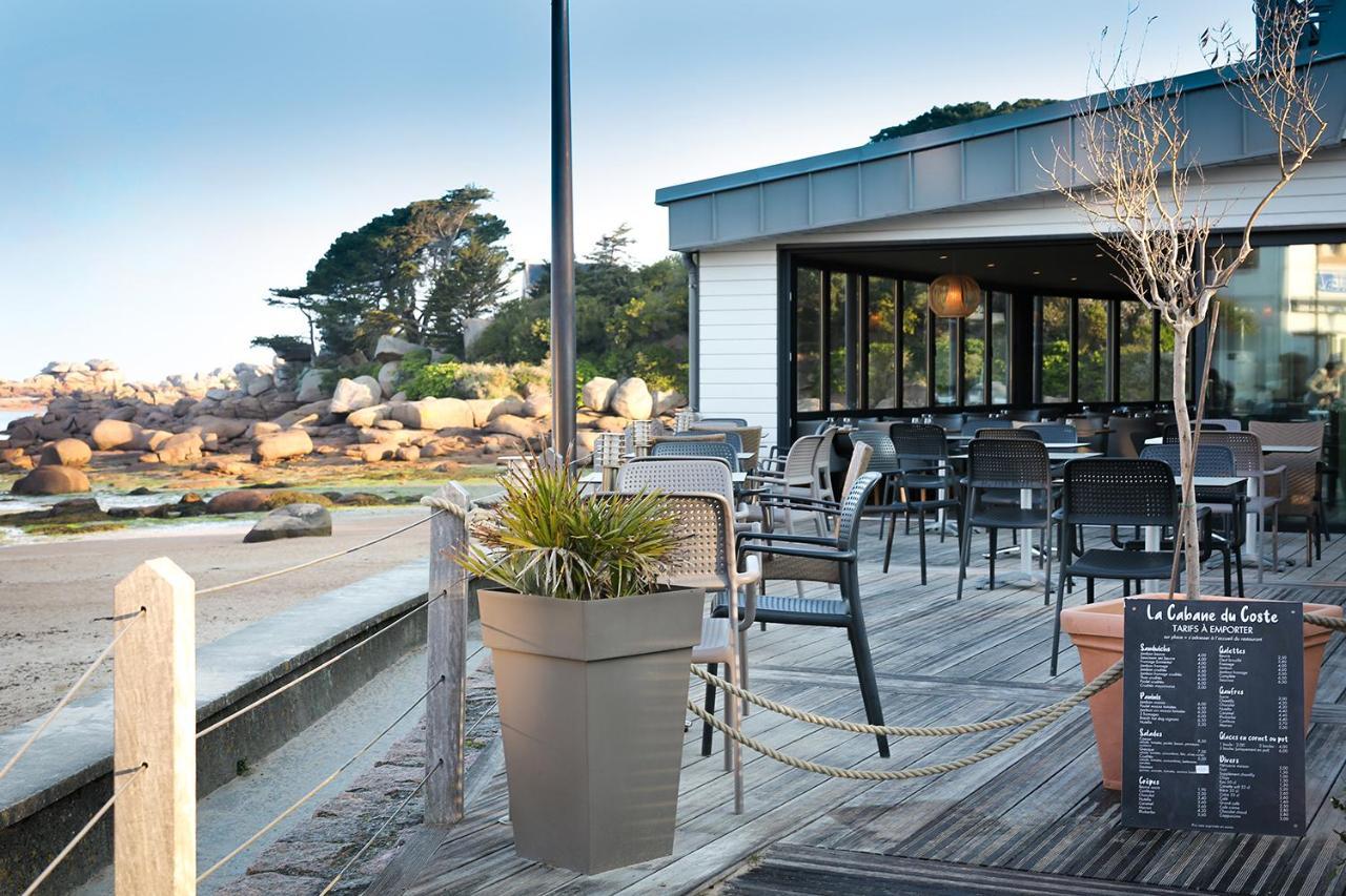 Logis Hotel Saint Guirec Et De La Plage Perros-Guirec Ngoại thất bức ảnh