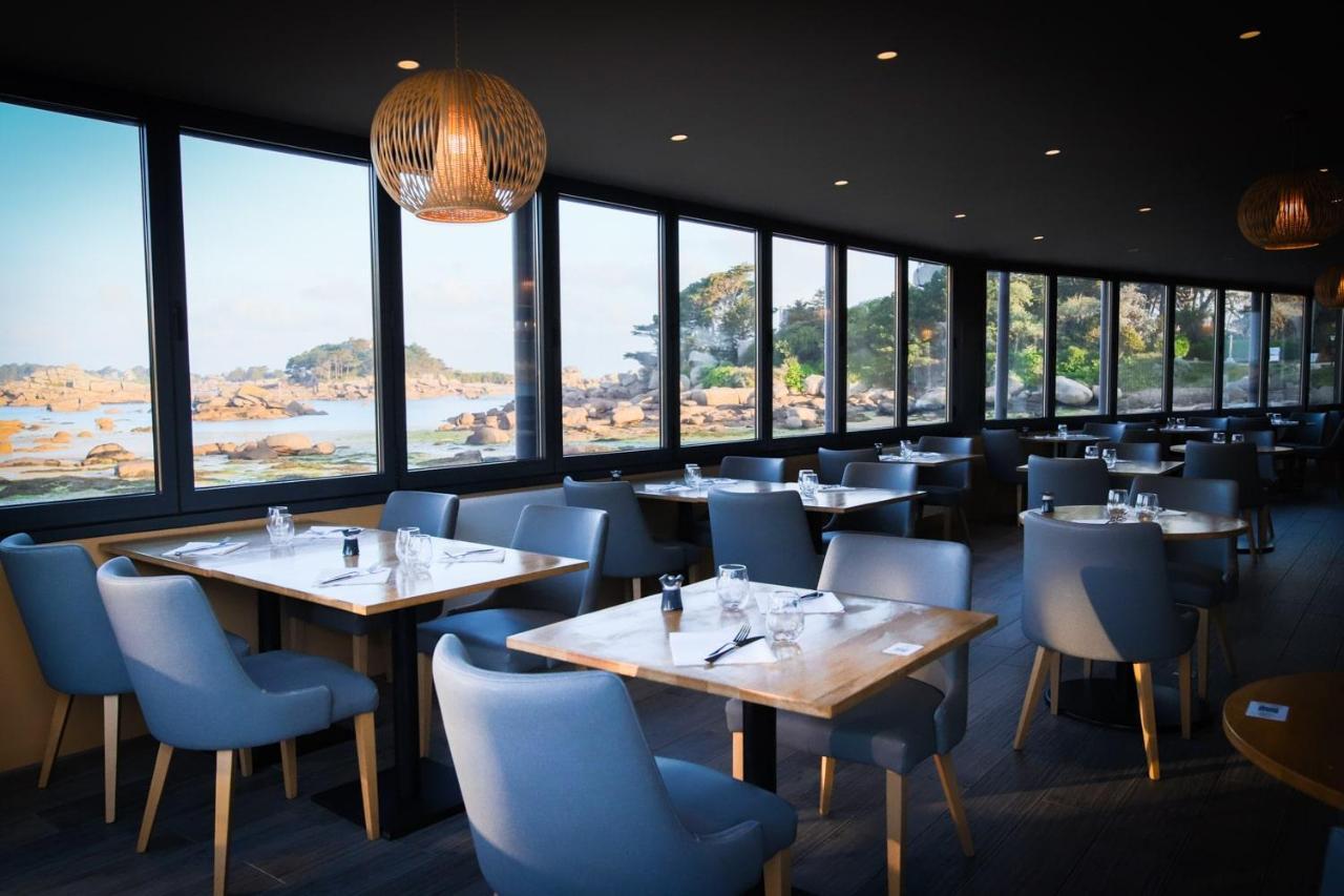 Logis Hotel Saint Guirec Et De La Plage Perros-Guirec Ngoại thất bức ảnh