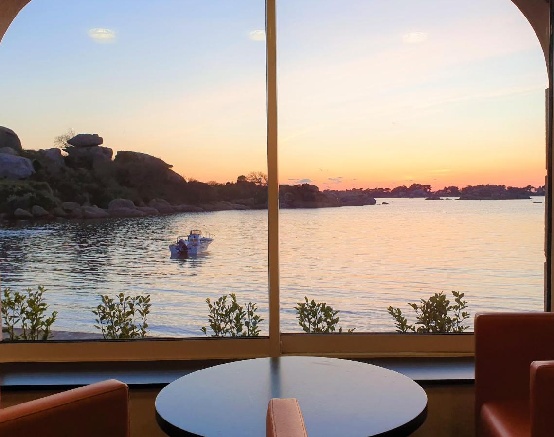 Logis Hotel Saint Guirec Et De La Plage Perros-Guirec Ngoại thất bức ảnh