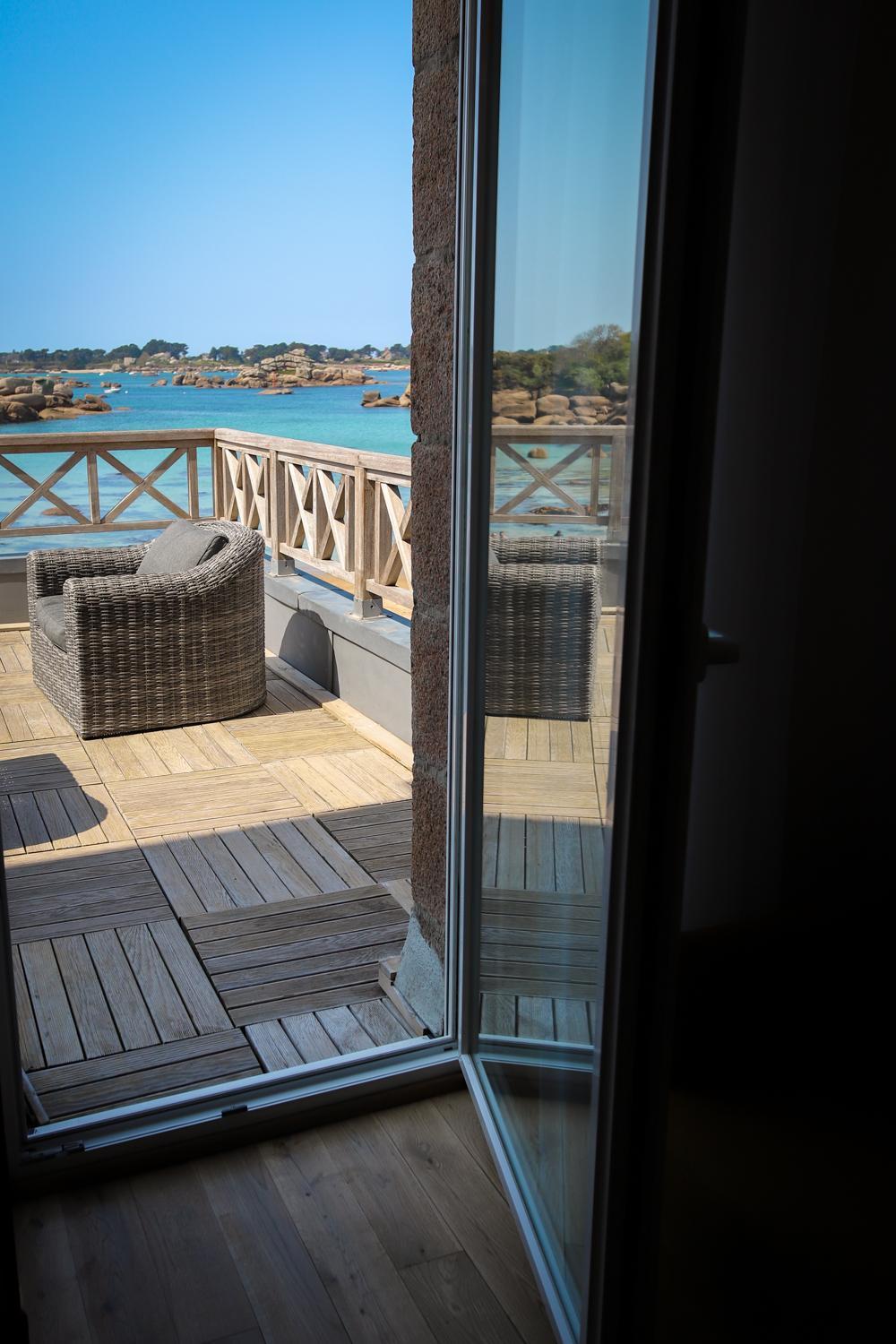 Logis Hotel Saint Guirec Et De La Plage Perros-Guirec Ngoại thất bức ảnh